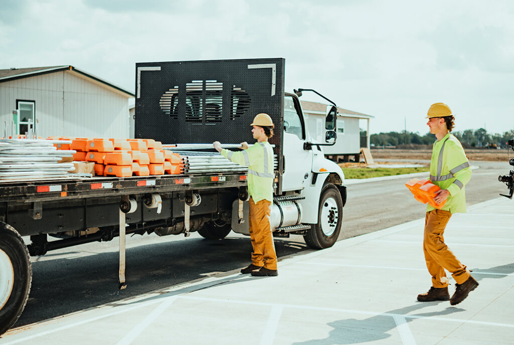 Construction Fencing Delivery